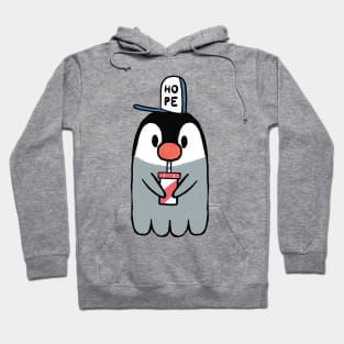 Pengu drinking Hoodie